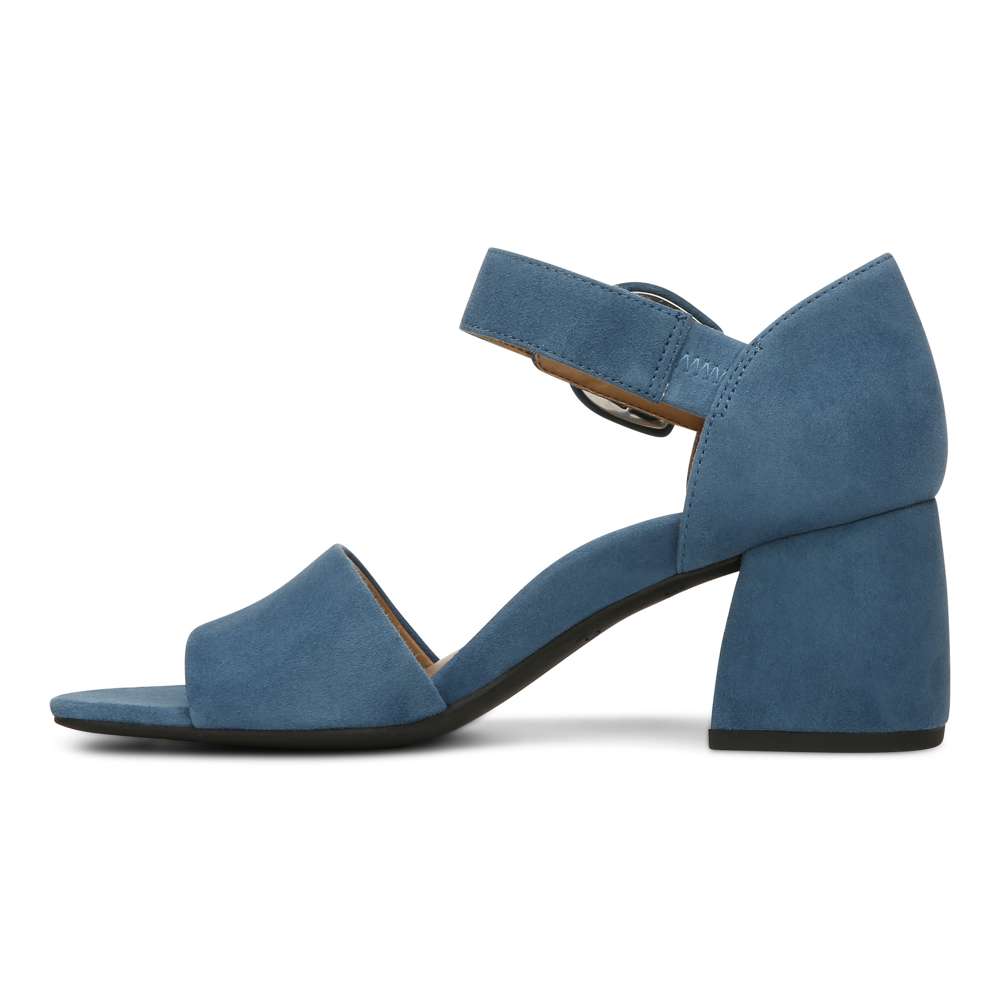 Chardonnay Heeled Sandal - Dark Teal