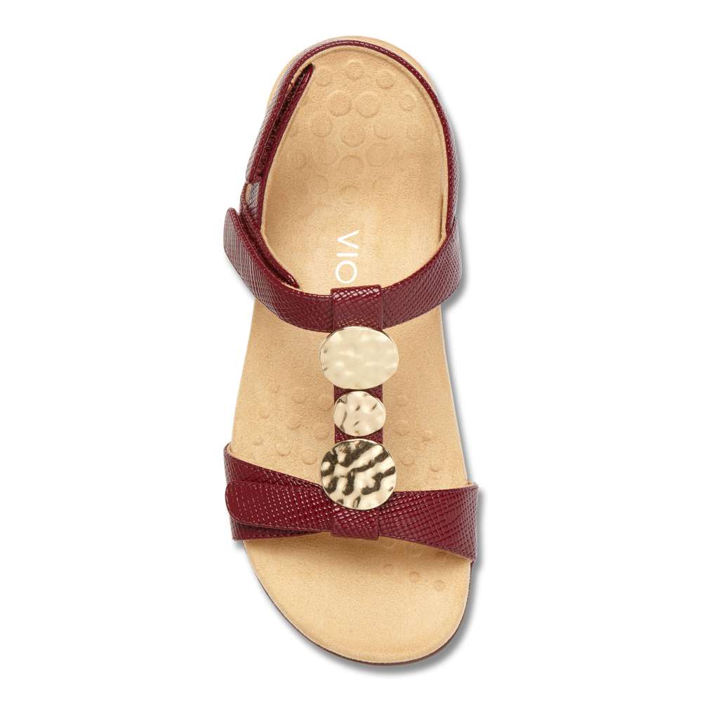 Farra Adjustable Sandal - Fig Lizard