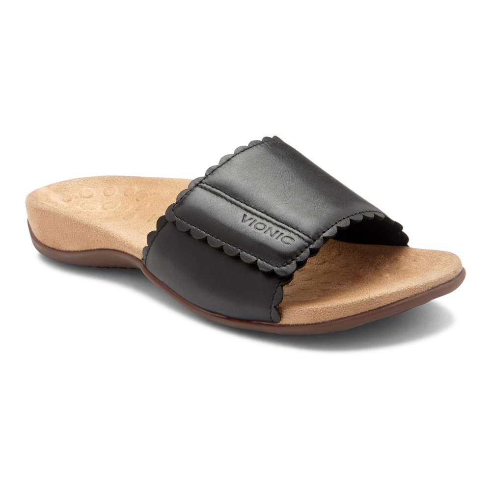 Florence Slide Sandal - Black
