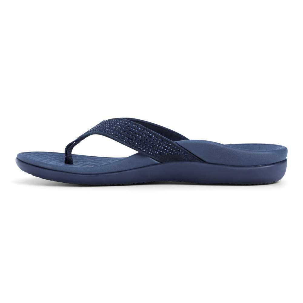 Islander Toe Post Sandal - Navy
