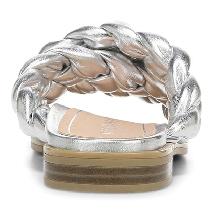 Kalina Slide Sandal - Silver Metallic