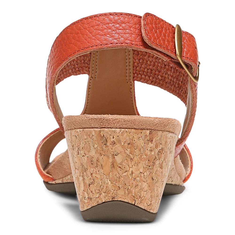 Kaytie Wedge Sandal - Clay