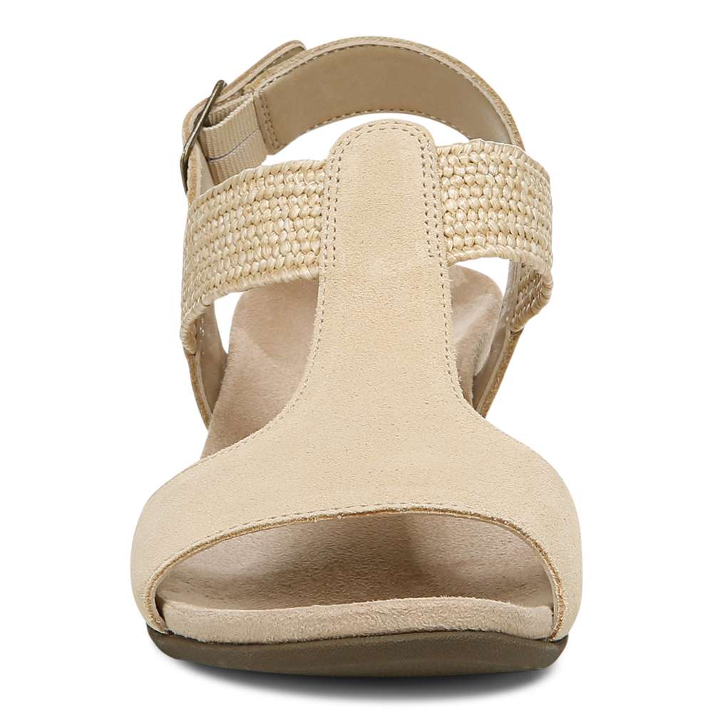 Kaytie Wedge Sandal - Semolina