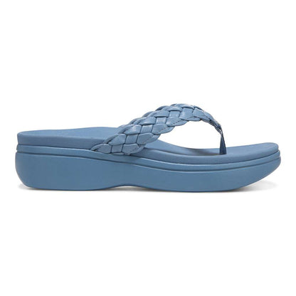 Kenji Platform Sandal - Blue
