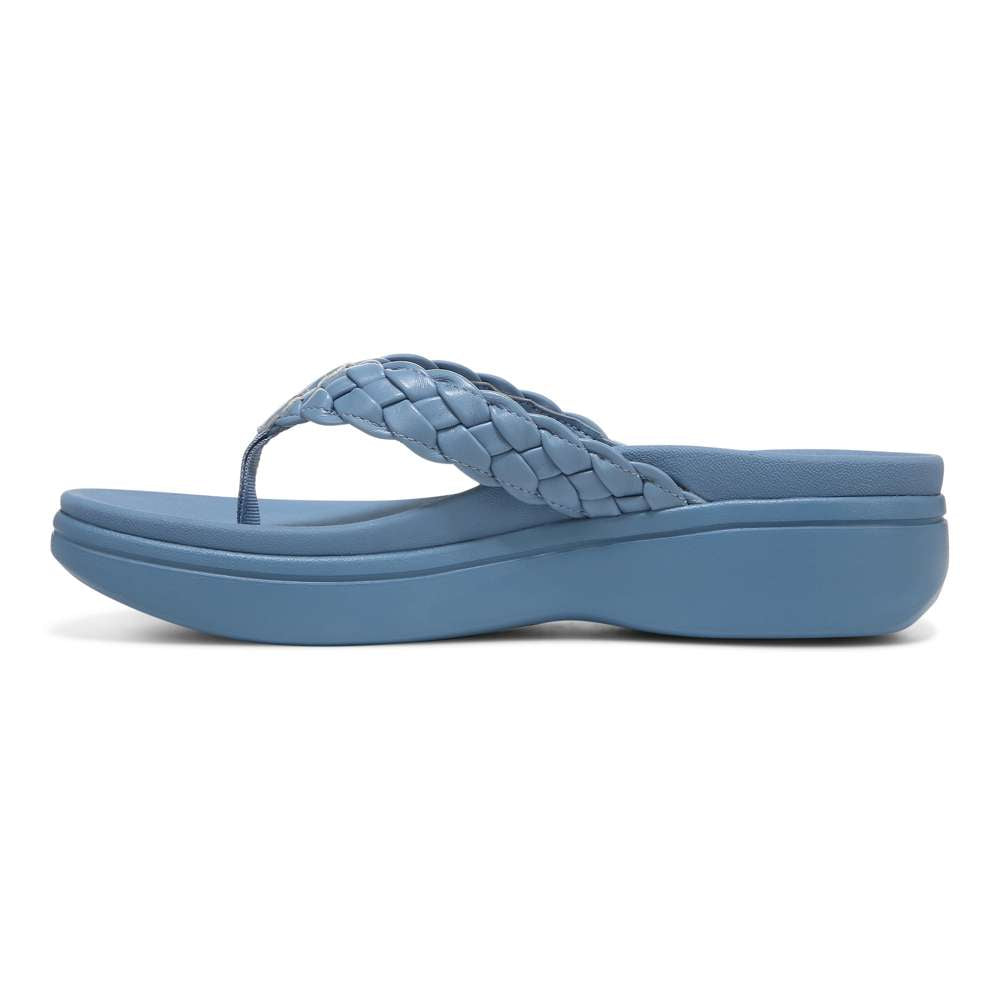 Kenji Platform Sandal - Blue
