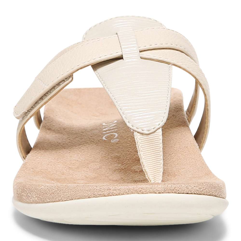 Karley Toe Post Sandal - Cream