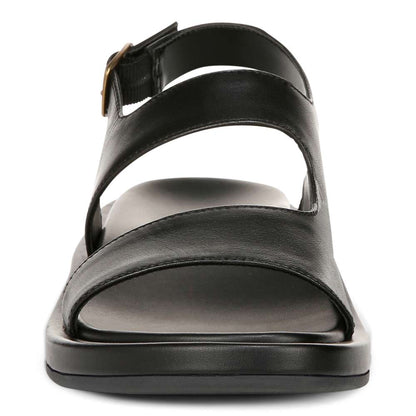 Madera Slingback Sandal - Black Leather