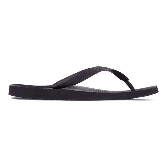Beach Manly Toe Post Sandal - Black Map