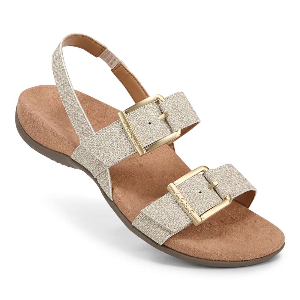 Reese Backstrap Sandal - Oatmeal
