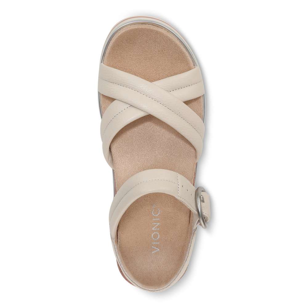Reyna Flatform Sandal - Cream
