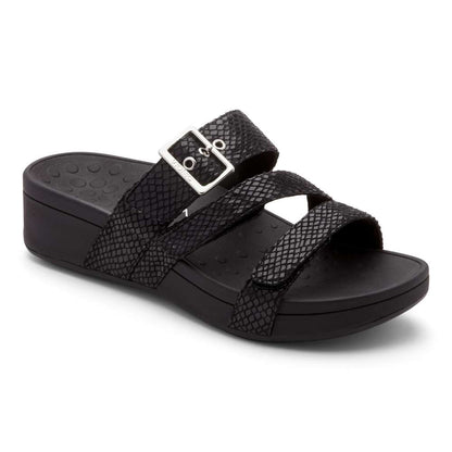 Rio Platform Sandal - Black Snake