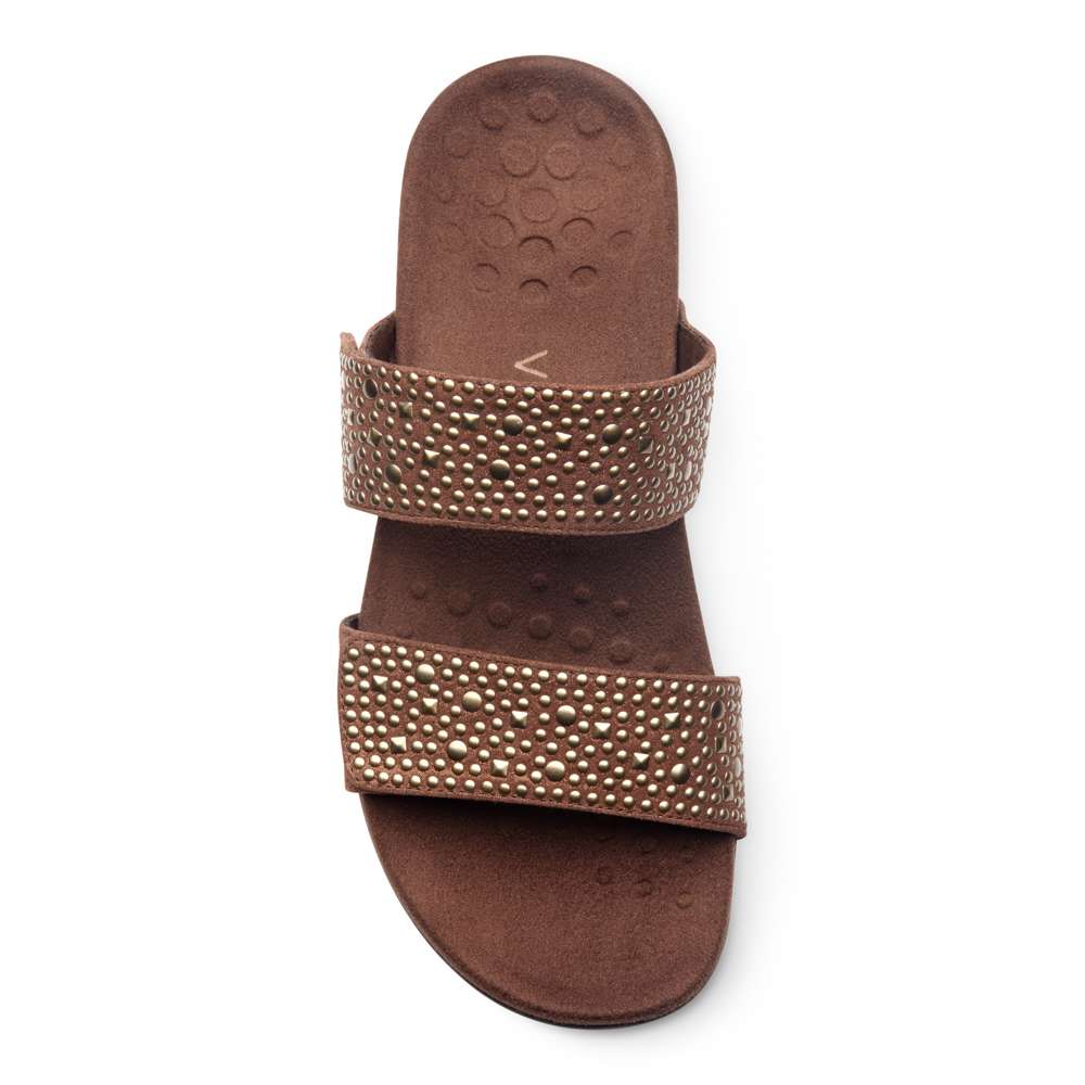 Samoa Slide Sandal - Bronze