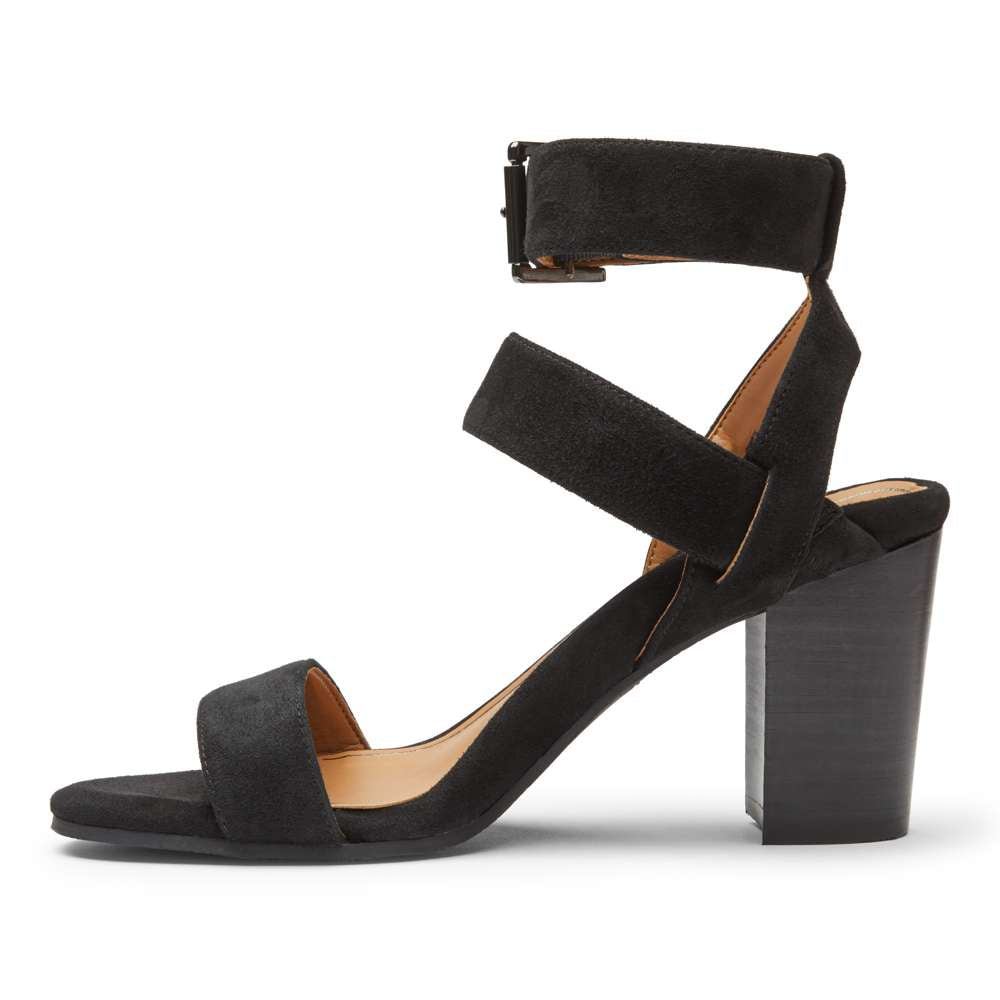 Sofia Heeled Sandal - Black