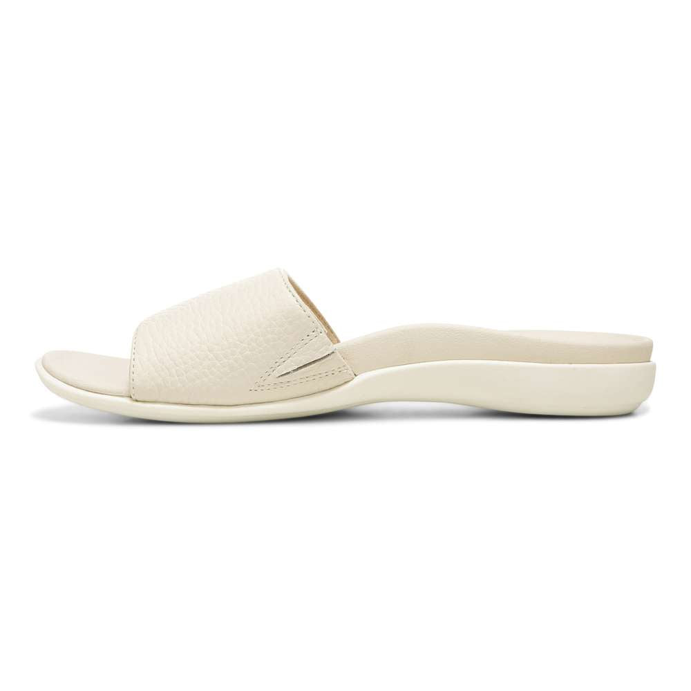 Val Slide Sandal - Cream