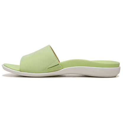 Val Slide Sandal - Pale Lime