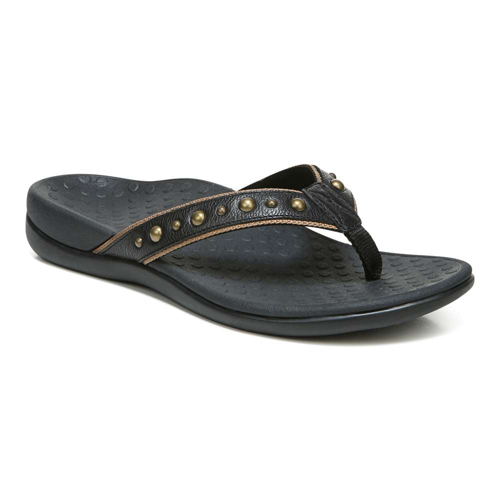 Vanessa Toe Post Sandal - Black
