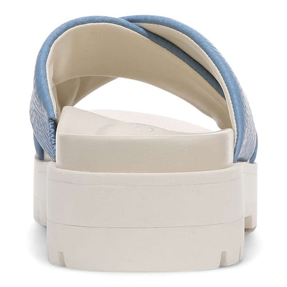 Vesta Flatform Lug Sandal - Blue Shadow