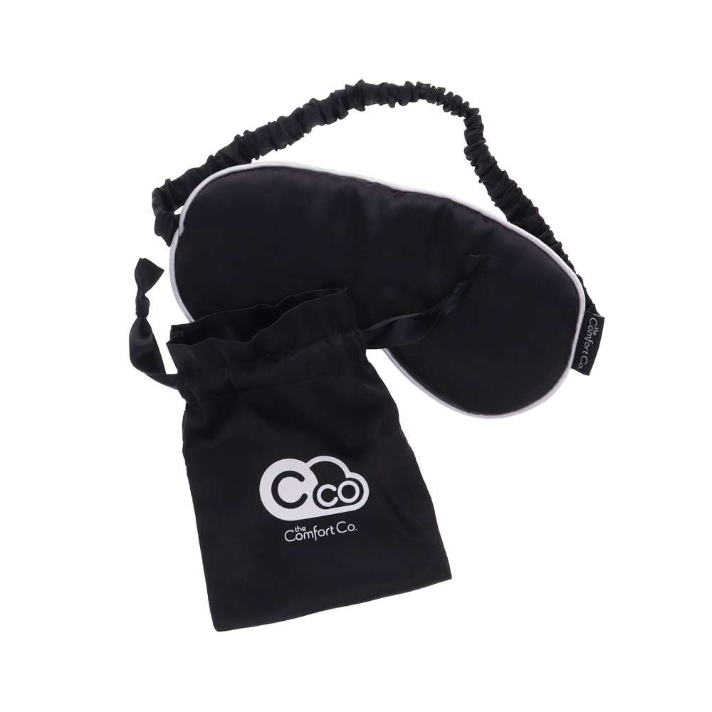 Satin Eye Mask - Black