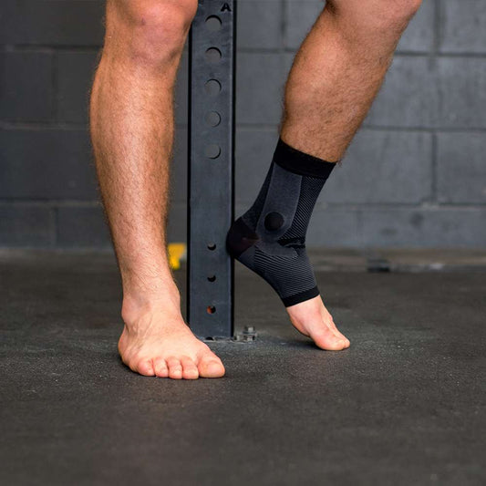 Lifestyle image for Ankle Bracing System Left (AF7) - Black