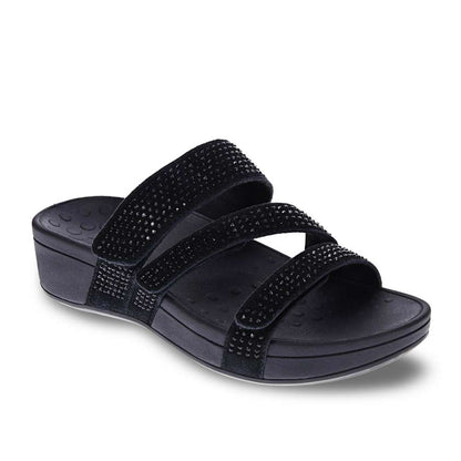 Alexis Platform Sandal - Black