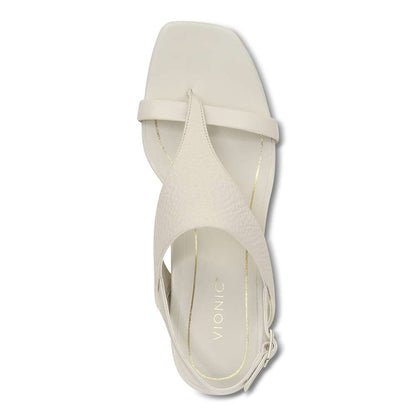 Alondra Heeled Sandal - Cream