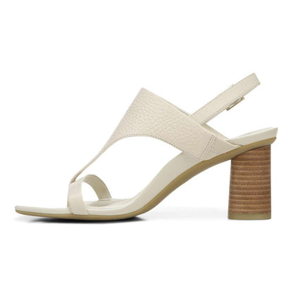 Alondra Heeled Sandal - Cream