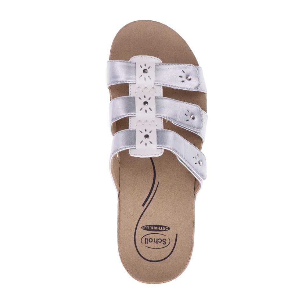 Andrea Slide - White Metallic