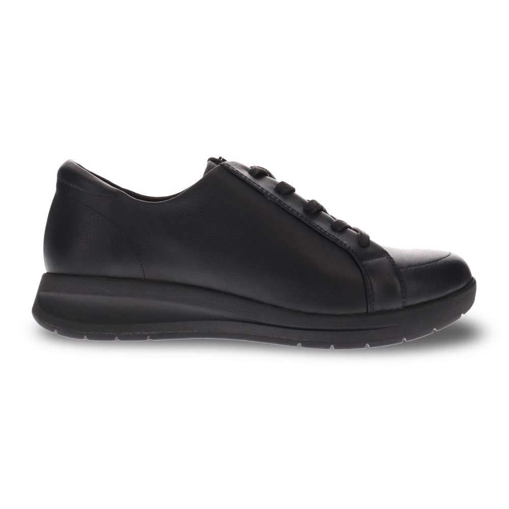 Athens Lace-Up Casual Sneaker - Black
