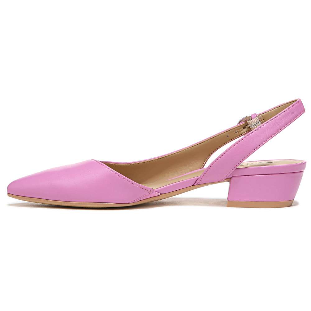 Banks Slingback Heeled Sandal - Wild Rose Leather