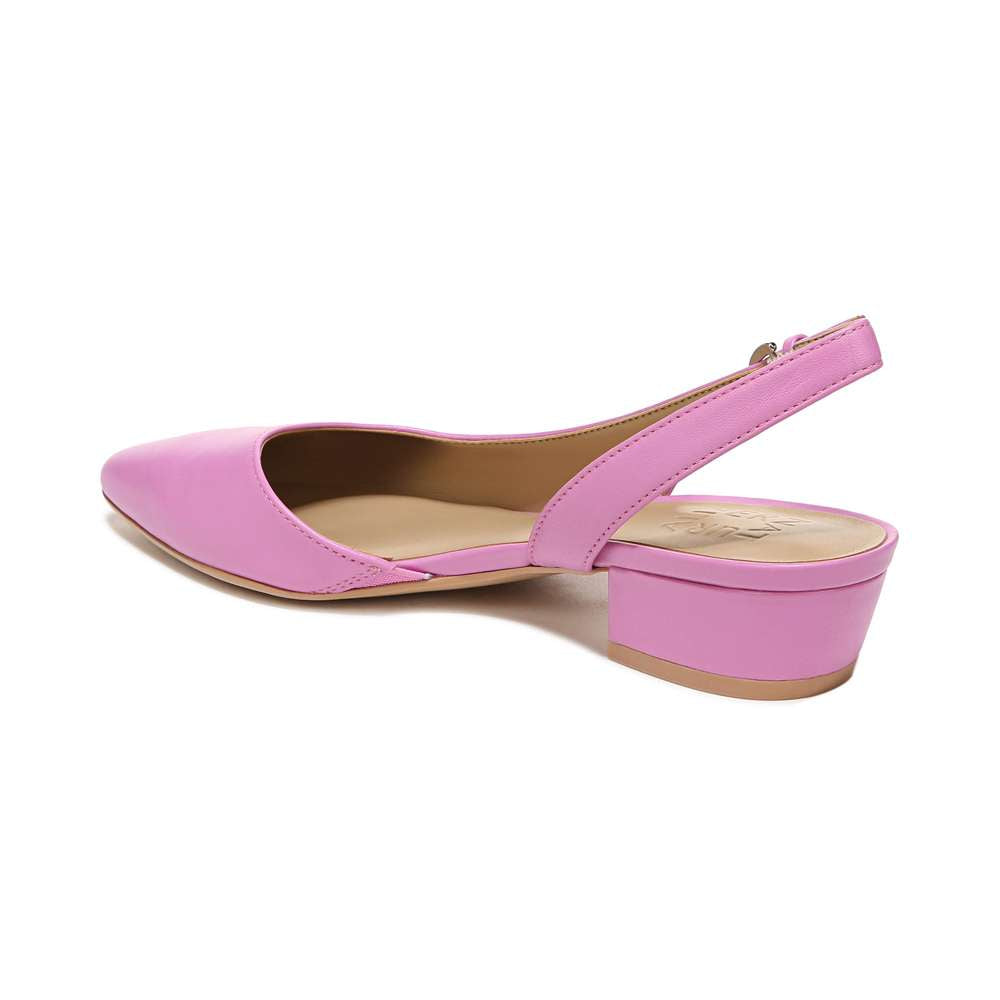 Banks Slingback Heeled Sandal - Wild Rose Leather