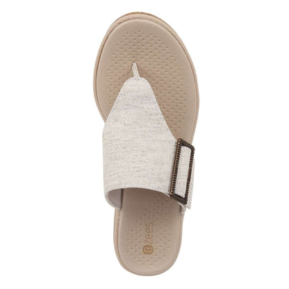 Bay Wedge Sandal - Natural