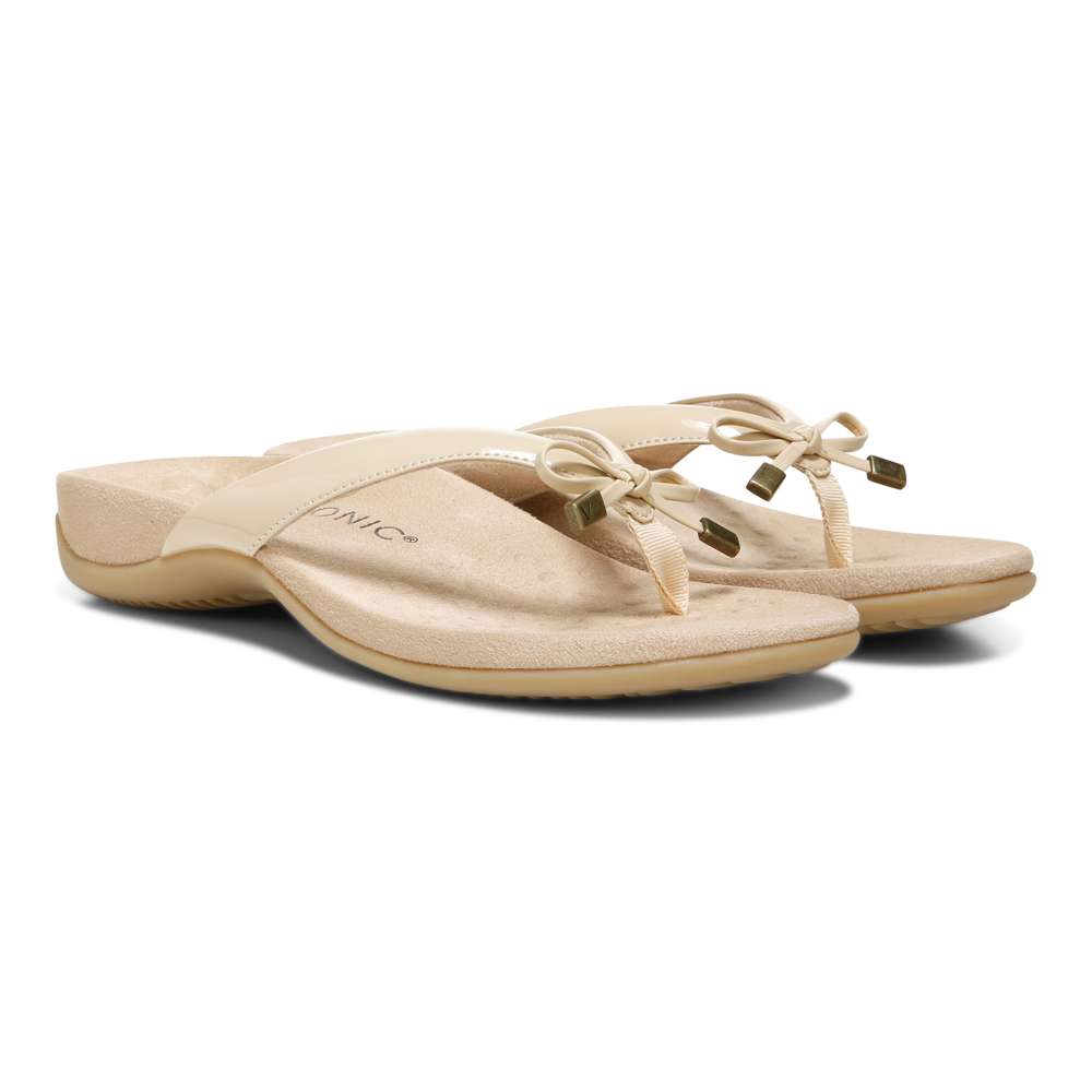 Bella Toe Post Sandal - Semolina