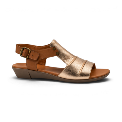 Aces Sandal - Tan/Gold