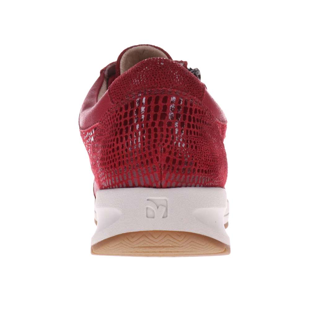 Boston Zip Casual Sneaker - Cherry Lizard