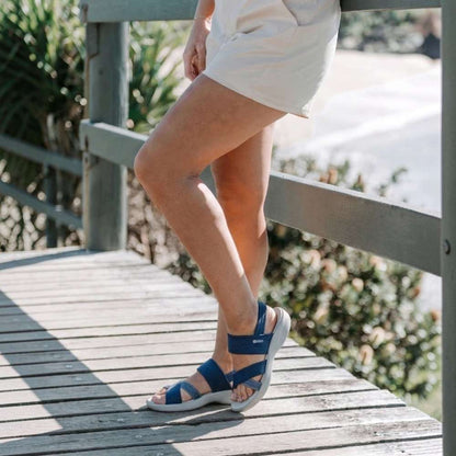 Call Me Sandal - Navy Fabric