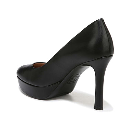 Camilla Pump - Black Leather