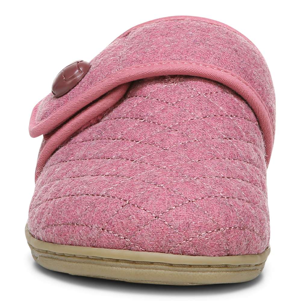 Carlin Mule Slipper - Rhubarb