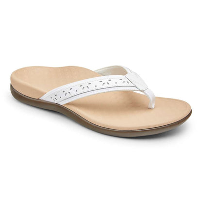 Casandra Toe Post Sandal - White