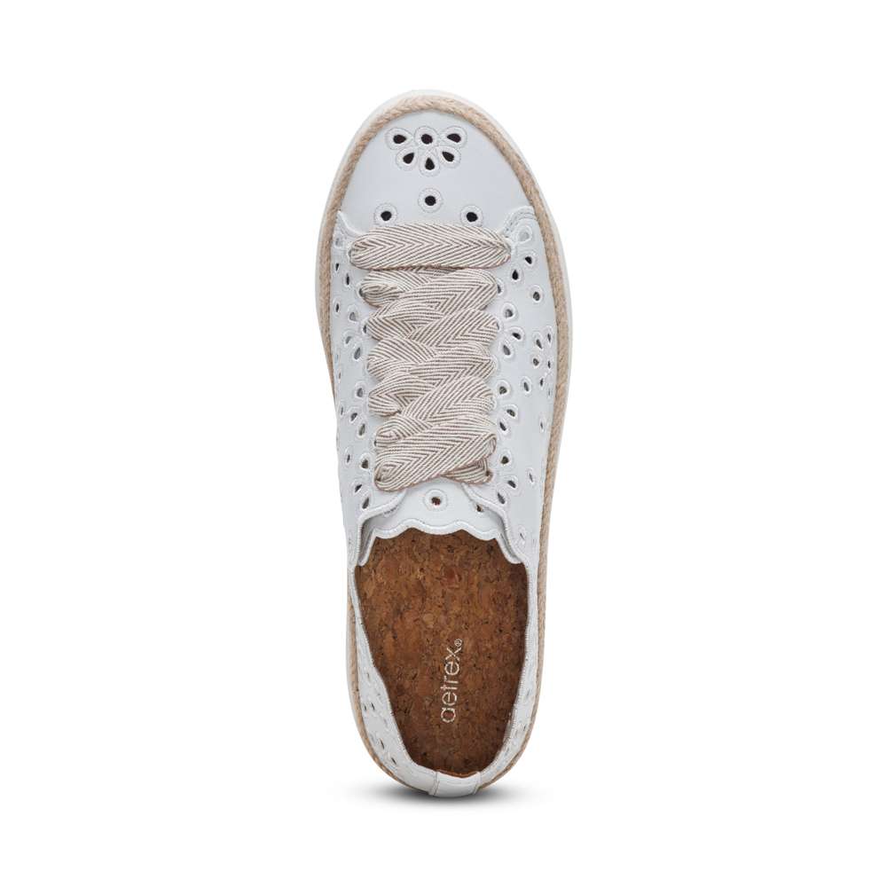 Charlotte Lace-Up Sneaker - White