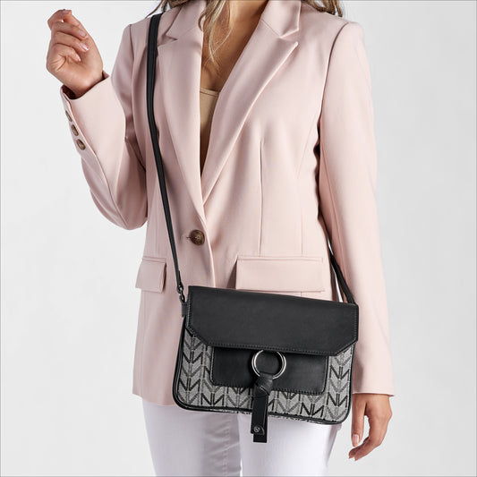 Lifestyle image for Cinty 2 Shoulder Bag - Black/White