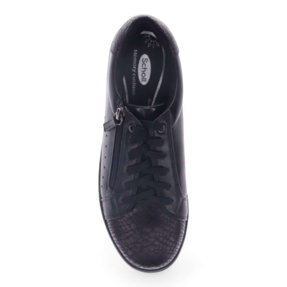 Cleo Zip Casual Sneaker - Black Multi