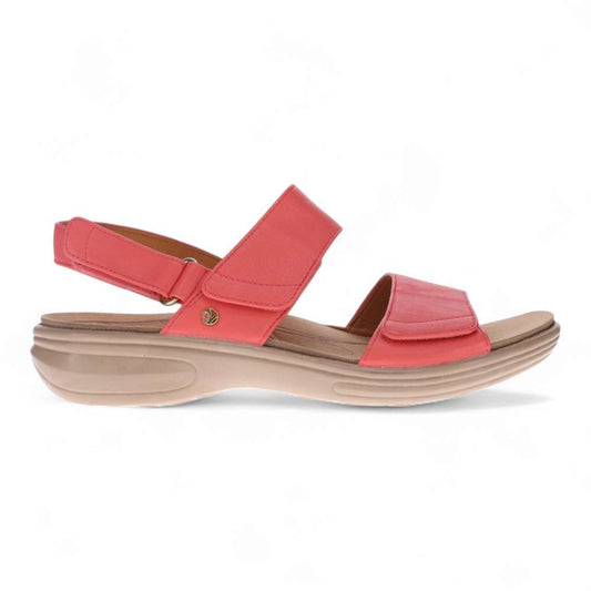 Como Adjustable Slingback Sandal - Coral