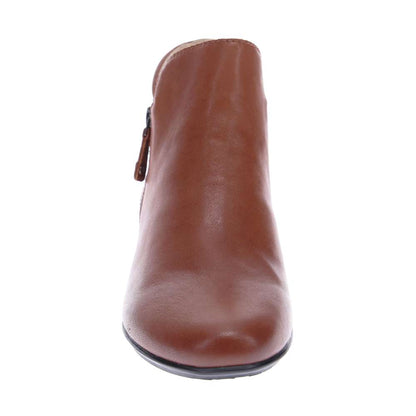 Damascus Wedged Boot - Cognac