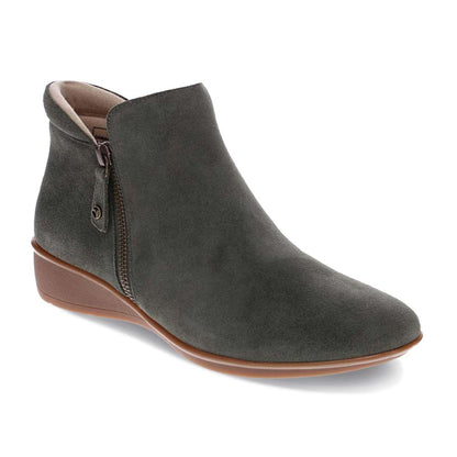 Damascus Wedged Boot - Moss Suede