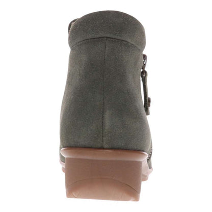 Damascus Wedged Boot - Moss Suede