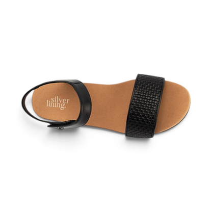 Dominica Weave Sandal - Black