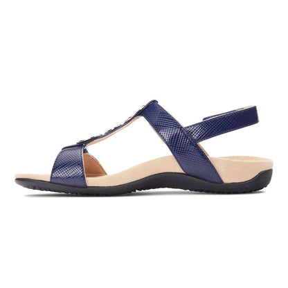 Farra Adjustable Sandal - Navy Lizard