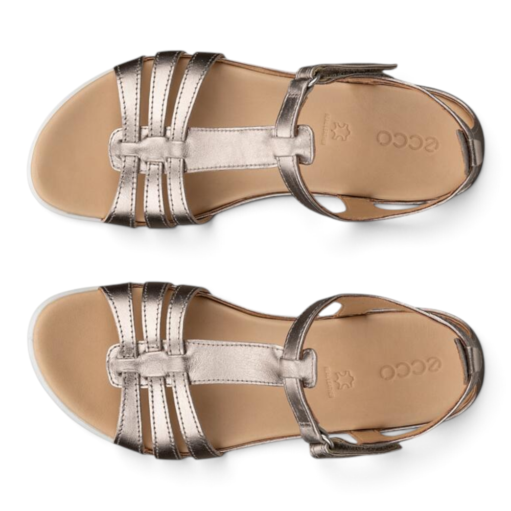 Flash T-Bar Sandal - Cashmere Metallic