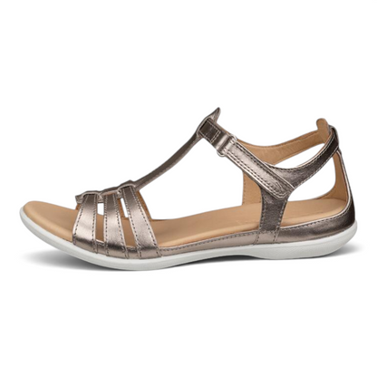 Flash T-Bar Sandal - Cashmere Metallic