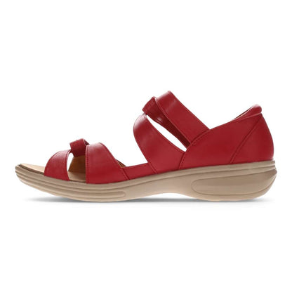 Geneva Sandal - Ruby Red